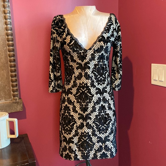 Free People Dresses & Skirts - Intimately Free People Black Velvet Burnout Dress Medium